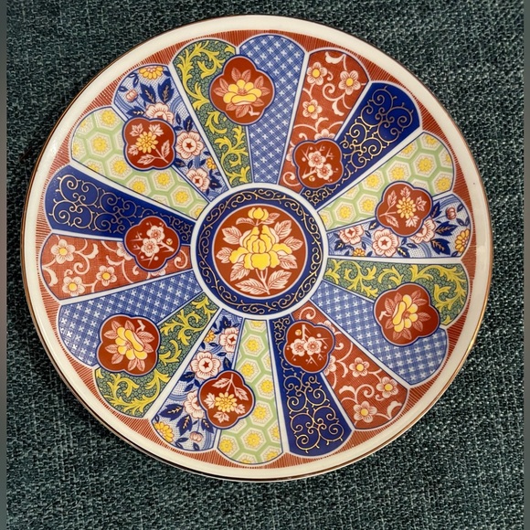 Imari Ware Japan 6 1/2" Decorative Porcelain Plate - Picture 1 of 3